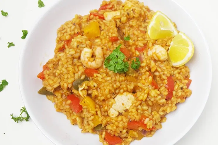 Traditional Seafood Paella