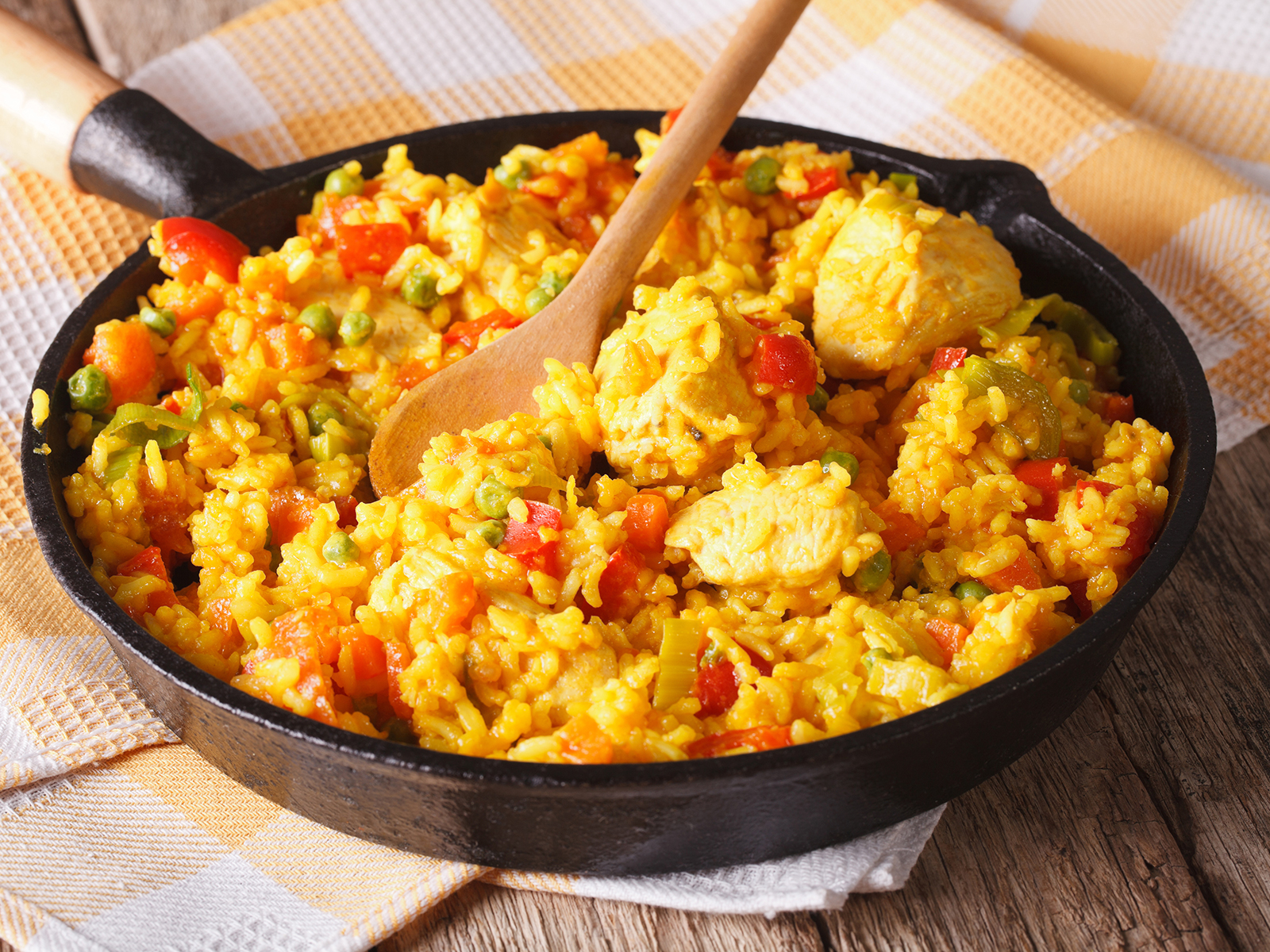 Chicken and Vegetable Paella